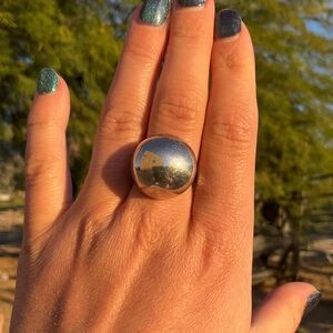 Sterling Silver Dome Ring